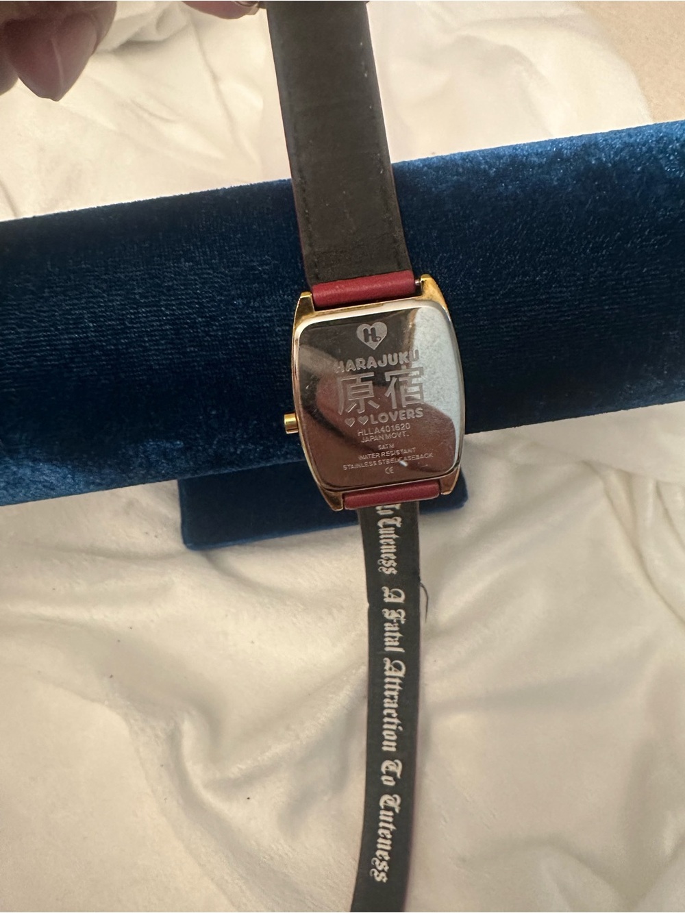 Harajuku Lovers Gwen Stefani Vintage Red Double Wrap Watch HLLA40 - VGUC - Picture 5 of 9